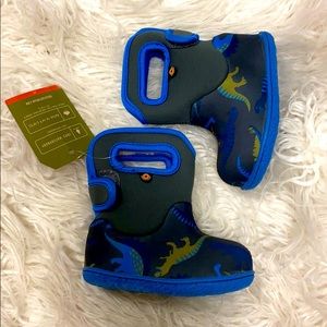 Baby BOGS Blue Dinosaurs
